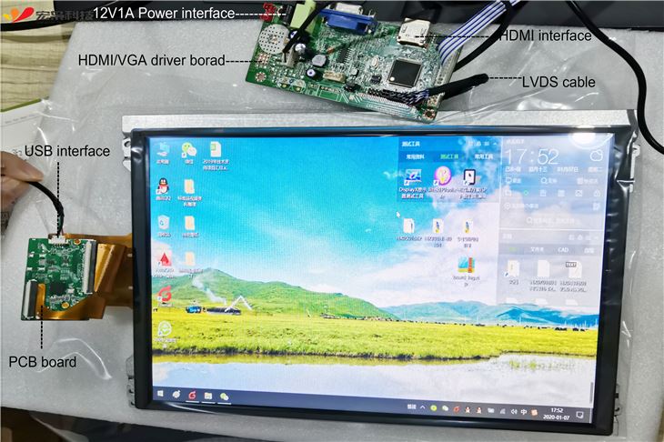 12.1 دىيۇملۇق سېزىمچان ئېكران RASPBERDERY PI 3