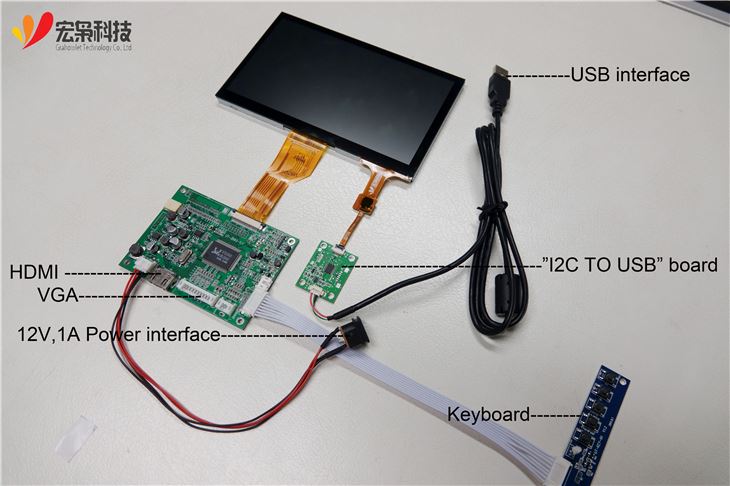 Raspry Pi 7 دىيۇملۇق سېزىمچان ئېكران